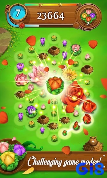 Blossom Blast Saga đa dạng nhiều chế độ chơi hấp dẫn