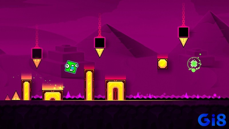 Game Geometry Dash SubZero có các cấp độ chơi tăng dần độ khó